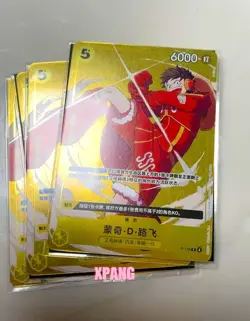 4pc One Piece Card Game Chinese Battle Monkey D Luffy P-106 Promo Alt Art #XPAN - Image 1