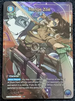 Union Arena UE10BT/AOT-1-003 Hange Zoe (U*) UE10BT: Attack on Titan - Image 1