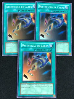 YUGIOH CARD DESTRUCTION DIY-P042 1ST SUPER X3(LP) PORTUGESE - Image 1