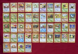 Jungle Set Pokemon Cards X44 Vintage Base Set Good-Excellent Condition (P23) - Image 1