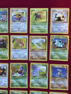 Jungle Set Pokemon Cards X44 Vintage Base Set Good-Excellent Condition (P23) - Image 5