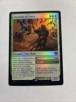 Emeritus of Truce - Secrets of Strixhaven Foil MTG Plus Bonus Card!!! - Image 1