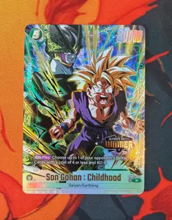Son Gohan : Childhood - FB01-089 - Ultimate Battle Winner Promo Dragon Ball Card - Image 1