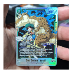 Bandai Son Gohan: Youth SR Foil Battle Card FB05-054 Dragon Ball Super Card Game - Image 1