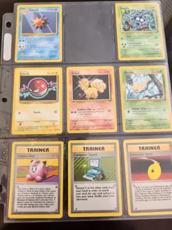 POKEMON LOT OF X8 CARDS (64,66-72 )/102 NEW 1999 BASE SET NEVER PLAYED WITH - Image 1