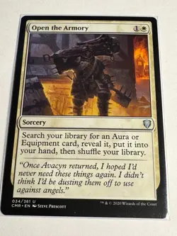 Open the Armory Commander Legends Regular Magic the Gathering MTG NM - Image 1