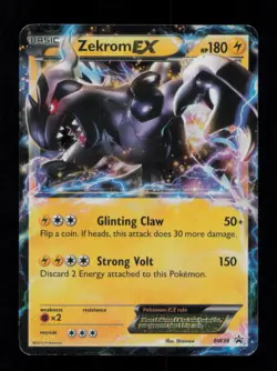 ZEKROM EX PROMO HOLO BW38 MP POKEMON - Image 1