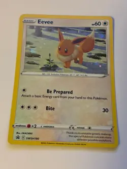 Pokemon Cards Eevee SWSH190 Holo Promo - (NM) - Image 1