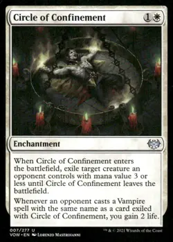 Circle of Confinement 007/277 Innistrad: Crimson Vow MTG Magic the Gathering - Image 1