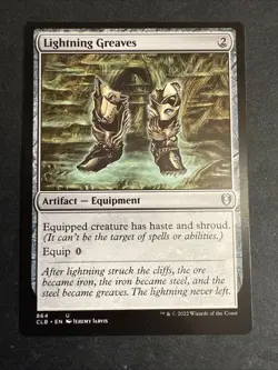 Lightning Greaves Commander Legends Battle for Baldur's Gate MTG NM - Image 1