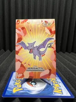 Aerodactyl #142 - Cracked Ice Holo - Pokemon Pocket Book 2024 - NM - Image 1
