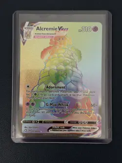 Alcremie VMAX 073/072 Rare Rainbow Shining Fates Pokemon NM - Image 1