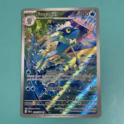 Pokemon Chaos Rising Frogadier 089/086 Illustration Rare English - Image 1