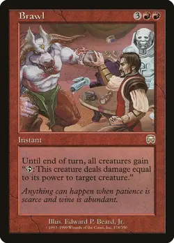 MTG Mercadian Masques --- BRAWL --- RARE! NM! Magic the Gathering! - Image 3