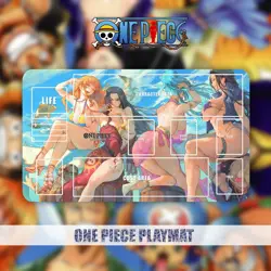 Playmat One Piece TCG - Girl Team - 24 x 14 in. (600 x 350 mm) Stitched Edge - Image 1