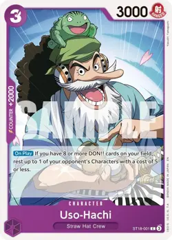 Uso-Hachi - ST18-001 - One Piece TCG - English Non-foil PRB02 Reprint - Image 1