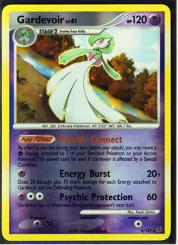 2009 POKEMON Card GARDEVOIR 8/127- PLATINUM-RARE- REVERSE HOLO- NM/LP (Excellent - Image 1