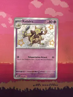 Pokemon Card Kadabra Paldean Fates 149/091 Shiny Paldean Fates Near Mint - Image 1