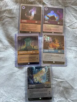 Disney Lorcana Epic Card Bundle X 5 - All Cards Near Mint + - Image 1