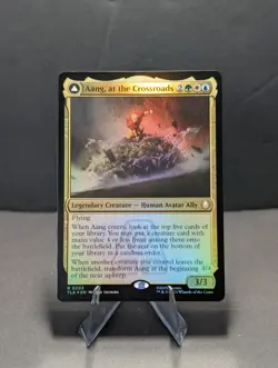 Aang at the Crossroads Foil #203 MTG Avatar Last Airbender Card - Image 1