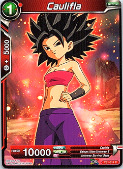 Caulifia TB1-014 C Dragon Ball Super Card TCG X1 - Image 1