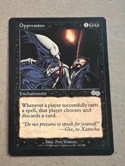 Oppression - Urza's Saga - MTG - Magic the Gathering - Image 1