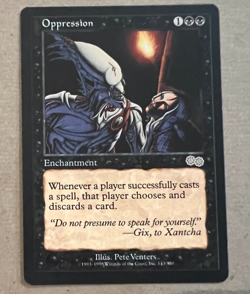 Oppression - Urza's Saga - MTG - Magic the Gathering - Image 2