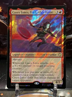 MTG | Casey Jones, Back Alley Brute (⚡Surge Foil⚡) [TMT] - Image 1