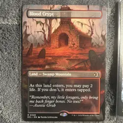 Blood Crypt #349 (Borderless) Lorwyn Eclipsed Regular And #262 Foil - Image 1