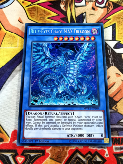 Blue-Eyes Chaos MAX Dragon mvp1-ens04 1st Edition (VLP) Secret Rare Yu-Gi-Oh! - Image 1