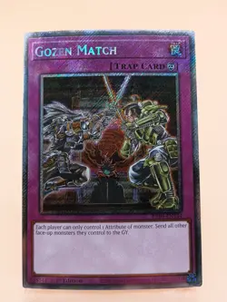 Yu-Gi-Oh! Gozen Match RA04-EN134 Platinum Secret Rare - NM - Image 1