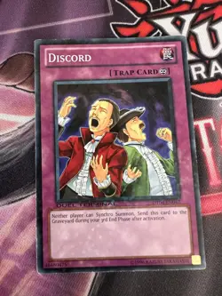 Discord DT04-EN047 Duel Terminal Rare MP Yugioh - Image 1