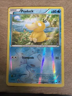 Psyduck 16/122 Reverse Holo Breakpoint Pokemon Card NM - Image 1