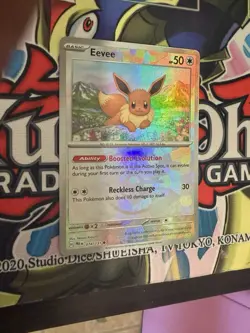 Pokemon Eevee TCG Master Ball Pattern 074/131 Prismatic Evolutions Holo Card - Image 2