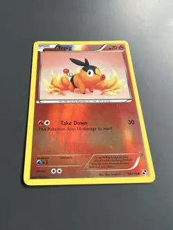 Tepig - 16/114 - Reverse Holo Common Black & White 2011 Pokemon TCG Card - Image 2