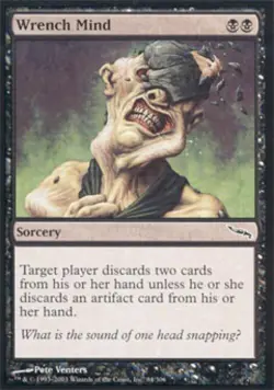 Wrench Mind -Foil Medium Play MTG Mirrodin - Image 1