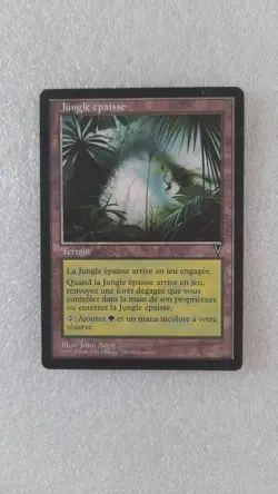 CARTE MTG MAGIC THE GATHERING VF jungle epaisse 1996 A - Image 1
