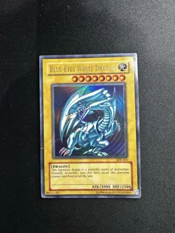Blue Eyes White Dragon SDK-001 Heavily Played/Damaged - Image 2