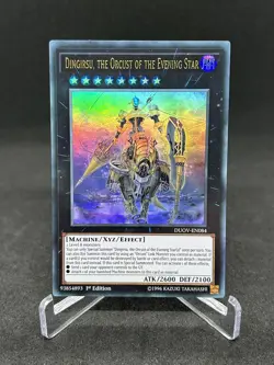Yugioh Dingirsu, the Orcust of the Evening Star DUOV-EN084 Ultra Rare 1st Ed NM - Image 1