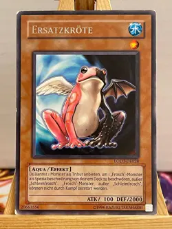 Ersatzkrote LODT-DE028 Rare Deutsch EX YUGIOH - Image 1