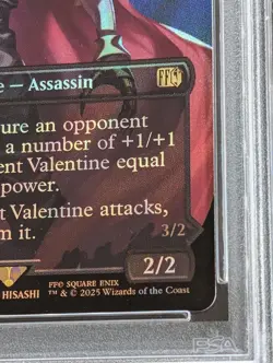 2025 MTG Final Fantasy Vincent Valentine Galian Beast SURGE FOIL 0528 PSA 10 FF7 - Image 5
