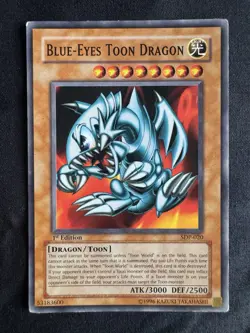 Yugioh! Blue-Eyes Toon Dragon SDP-020 Pegasus 1st Edition - Image 2