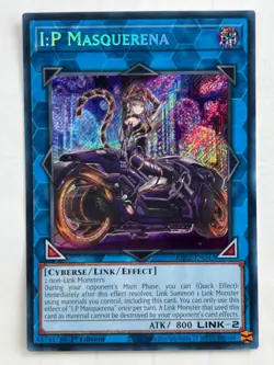 I:P Masquerena Secret Rare RA02-EN042 1st Ed Yugioh NM - Image 1