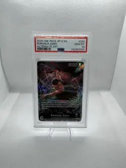One Piece Roronoa Zoro Alternate Art Foil OP12-020 PSA 10 - Image 1