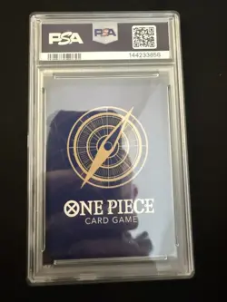 2025 One Piece OP11 EN G/G F/F Pistol Red Hawk Alternate Art 114 PSA 10 GEM MINT - Image 2