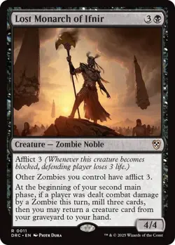 Lost Monarch of Ifnir R 011 Commander Aetherdrift Near Mint Magic The Gathering - Image 1