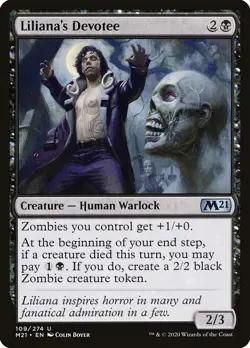 NM - Liliana's Devotee [M21 - 109] Core Set 2021 - Image 1