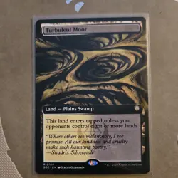 Turbulent Moor (Extended Art) Commander: Secrets of Strixhaven MTG SOC #104 NM/M - Image 1