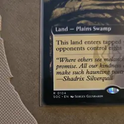 Turbulent Moor (Extended Art) Commander: Secrets of Strixhaven MTG SOC #104 NM/M - Image 3