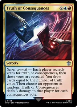 MTG - Truth or Consequences - Doctor Who - Magic the Gathering - Image 1